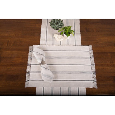 Farmhouse Stripe Placemat Set of Six PM112012 - The Fox Decor